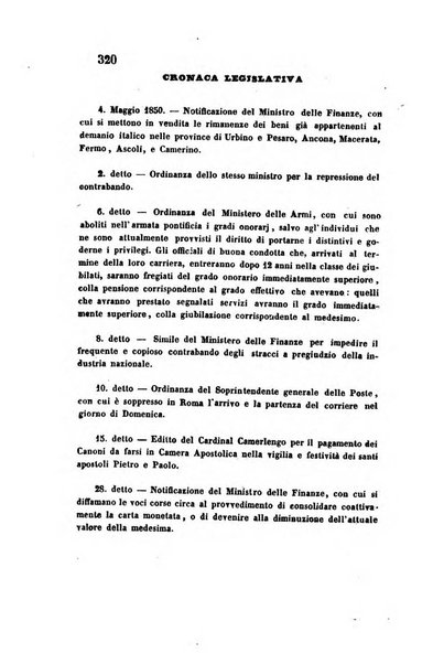 Giornale del Foro in cui si raccolgono le più importanti regiudicate dei supremi tribunali di Roma e dello Stato pontificio in materia civile