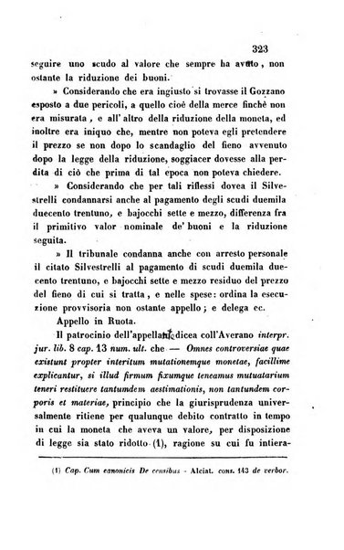 Giornale del Foro in cui si raccolgono le più importanti regiudicate dei supremi tribunali di Roma e dello Stato pontificio in materia civile