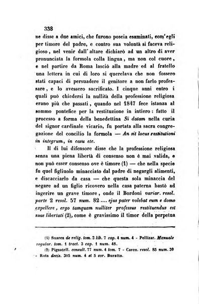 Giornale del Foro in cui si raccolgono le più importanti regiudicate dei supremi tribunali di Roma e dello Stato pontificio in materia civile