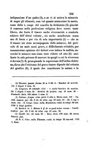 Giornale del Foro in cui si raccolgono le più importanti regiudicate dei supremi tribunali di Roma e dello Stato pontificio in materia civile