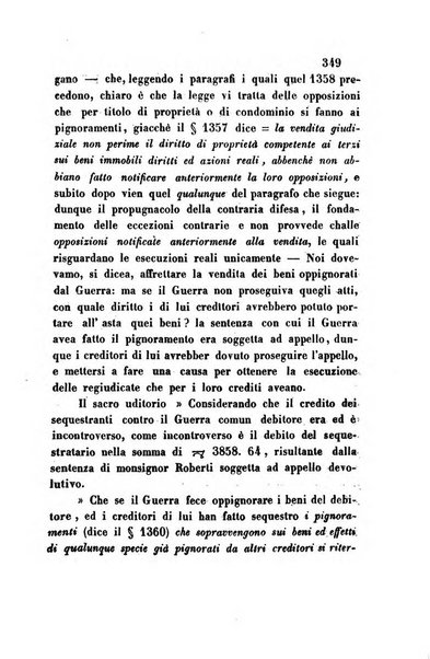 Giornale del Foro in cui si raccolgono le più importanti regiudicate dei supremi tribunali di Roma e dello Stato pontificio in materia civile