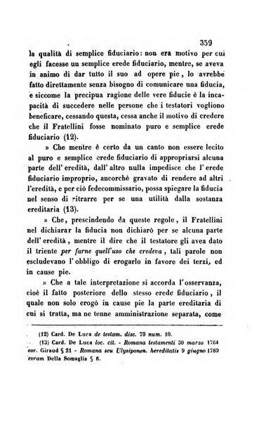 Giornale del Foro in cui si raccolgono le più importanti regiudicate dei supremi tribunali di Roma e dello Stato pontificio in materia civile