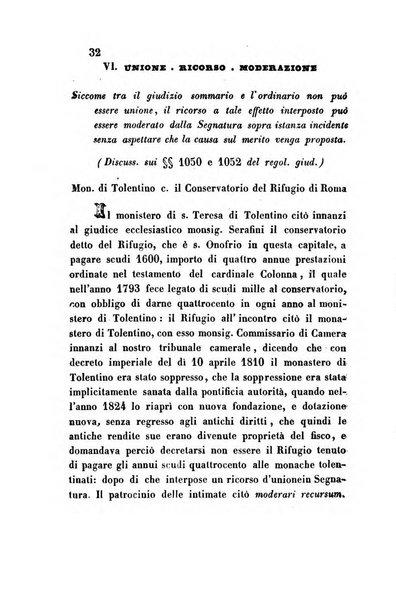 Giornale del Foro in cui si raccolgono le più importanti regiudicate dei supremi tribunali di Roma e dello Stato pontificio in materia civile