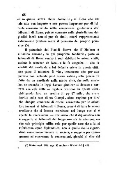 Giornale del Foro in cui si raccolgono le più importanti regiudicate dei supremi tribunali di Roma e dello Stato pontificio in materia civile