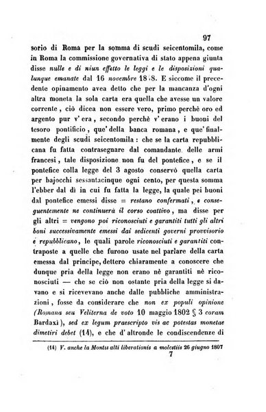 Giornale del Foro in cui si raccolgono le più importanti regiudicate dei supremi tribunali di Roma e dello Stato pontificio in materia civile