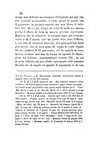 Giornale del Foro in cui si raccolgono le più importanti regiudicate dei supremi tribunali di Roma e dello Stato pontificio in materia civile