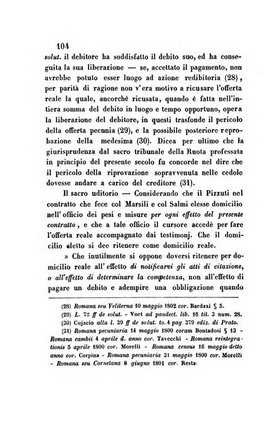 Giornale del Foro in cui si raccolgono le più importanti regiudicate dei supremi tribunali di Roma e dello Stato pontificio in materia civile