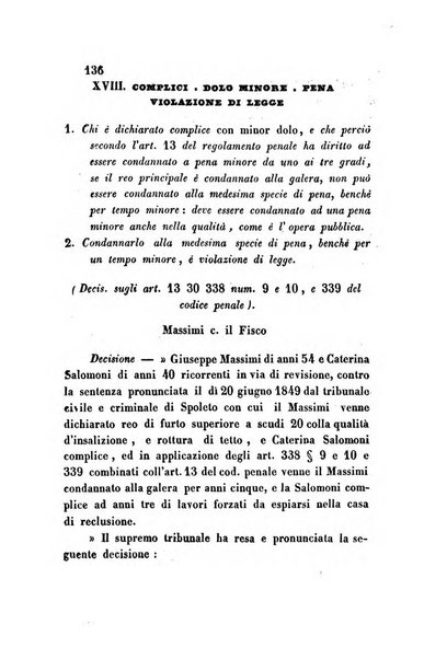 Giornale del Foro in cui si raccolgono le più importanti regiudicate dei supremi tribunali di Roma e dello Stato pontificio in materia civile