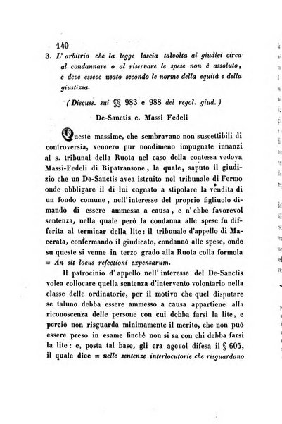 Giornale del Foro in cui si raccolgono le più importanti regiudicate dei supremi tribunali di Roma e dello Stato pontificio in materia civile