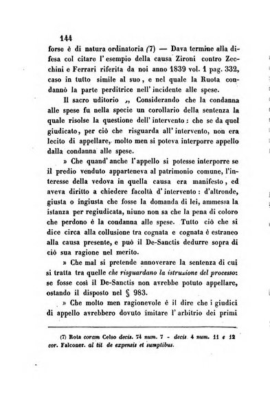 Giornale del Foro in cui si raccolgono le più importanti regiudicate dei supremi tribunali di Roma e dello Stato pontificio in materia civile