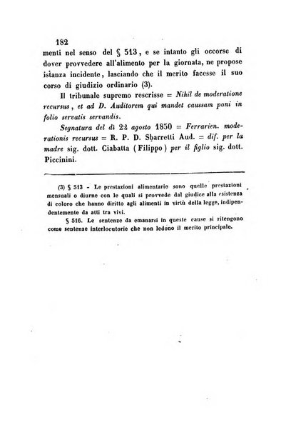 Giornale del Foro in cui si raccolgono le più importanti regiudicate dei supremi tribunali di Roma e dello Stato pontificio in materia civile