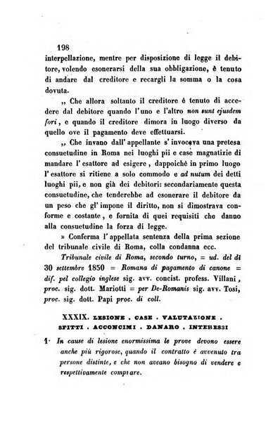 Giornale del Foro in cui si raccolgono le più importanti regiudicate dei supremi tribunali di Roma e dello Stato pontificio in materia civile