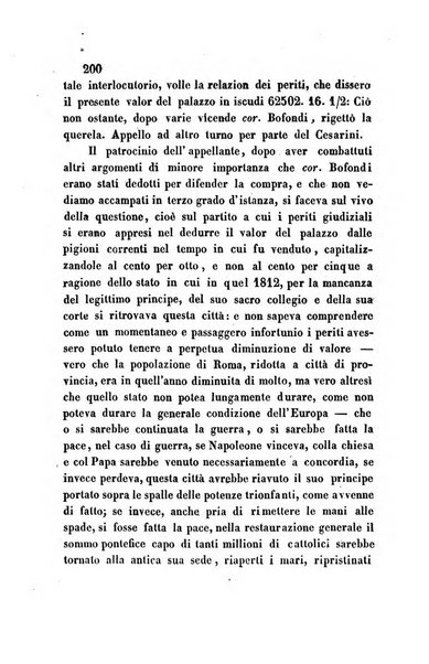 Giornale del Foro in cui si raccolgono le più importanti regiudicate dei supremi tribunali di Roma e dello Stato pontificio in materia civile