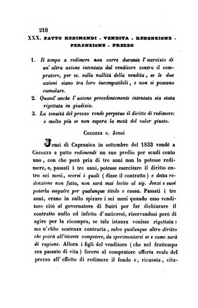 Giornale del Foro in cui si raccolgono le più importanti regiudicate dei supremi tribunali di Roma e dello Stato pontificio in materia civile