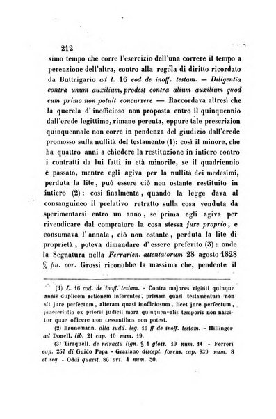 Giornale del Foro in cui si raccolgono le più importanti regiudicate dei supremi tribunali di Roma e dello Stato pontificio in materia civile