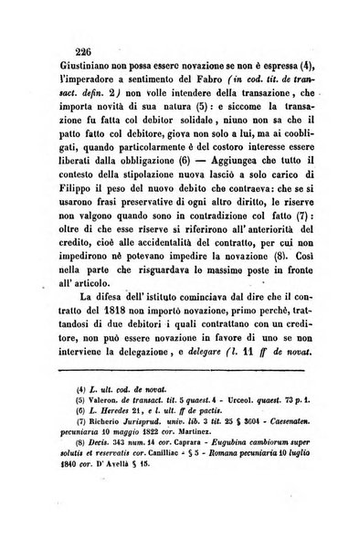 Giornale del Foro in cui si raccolgono le più importanti regiudicate dei supremi tribunali di Roma e dello Stato pontificio in materia civile