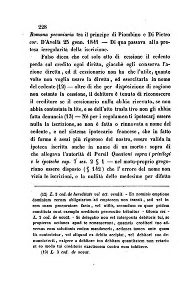 Giornale del Foro in cui si raccolgono le più importanti regiudicate dei supremi tribunali di Roma e dello Stato pontificio in materia civile