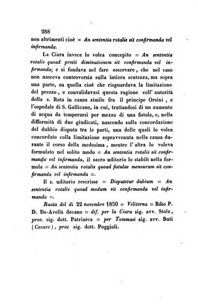 Giornale del Foro in cui si raccolgono le più importanti regiudicate dei supremi tribunali di Roma e dello Stato pontificio in materia civile