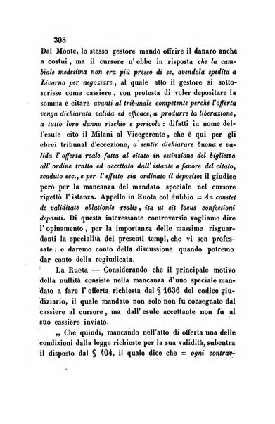 Giornale del Foro in cui si raccolgono le più importanti regiudicate dei supremi tribunali di Roma e dello Stato pontificio in materia civile