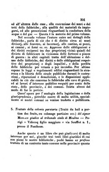 Giornale del Foro in cui si raccolgono le più importanti regiudicate dei supremi tribunali di Roma e dello Stato pontificio in materia civile