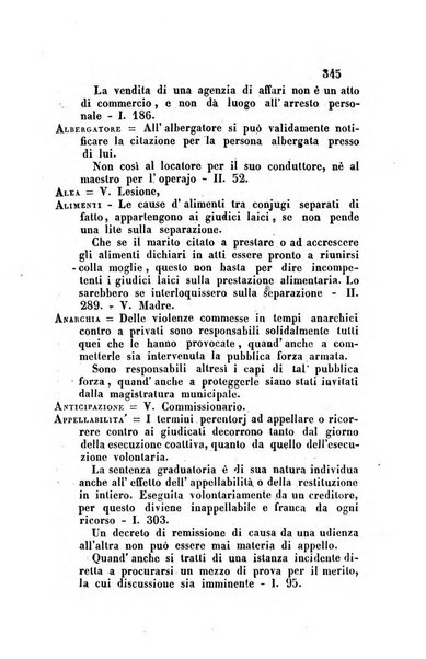 Giornale del Foro in cui si raccolgono le più importanti regiudicate dei supremi tribunali di Roma e dello Stato pontificio in materia civile