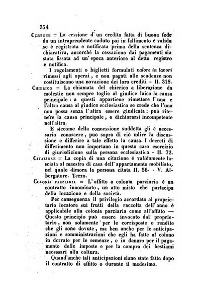 Giornale del Foro in cui si raccolgono le più importanti regiudicate dei supremi tribunali di Roma e dello Stato pontificio in materia civile