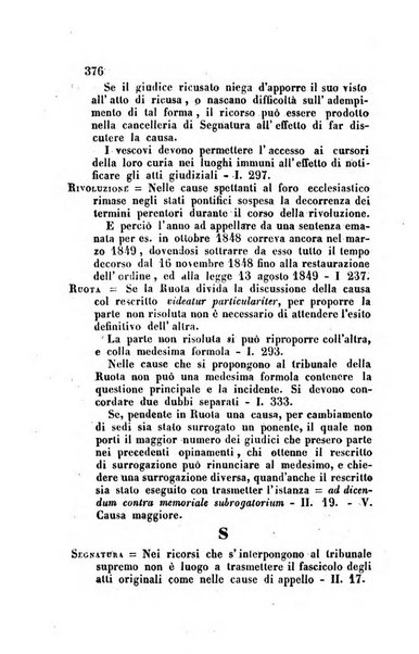 Giornale del Foro in cui si raccolgono le più importanti regiudicate dei supremi tribunali di Roma e dello Stato pontificio in materia civile