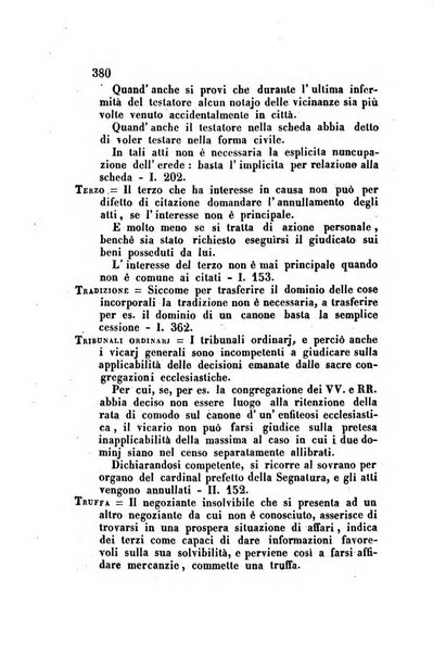 Giornale del Foro in cui si raccolgono le più importanti regiudicate dei supremi tribunali di Roma e dello Stato pontificio in materia civile