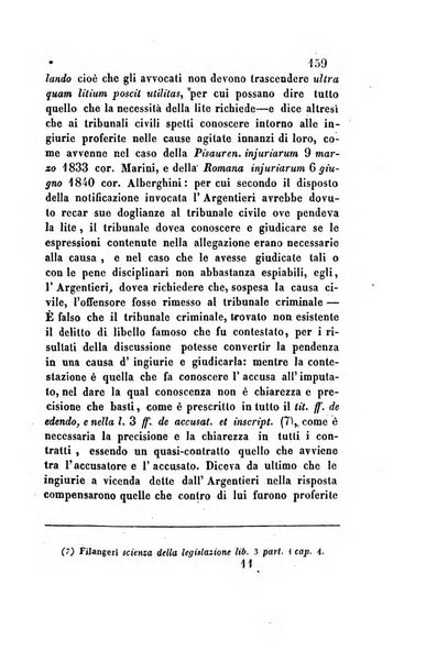 Giornale del Foro in cui si raccolgono le più importanti regiudicate dei supremi tribunali di Roma e dello Stato pontificio in materia civile