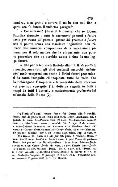 Giornale del Foro in cui si raccolgono le più importanti regiudicate dei supremi tribunali di Roma e dello Stato pontificio in materia civile