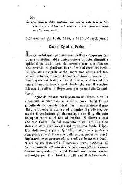 Giornale del Foro in cui si raccolgono le più importanti regiudicate dei supremi tribunali di Roma e dello Stato pontificio in materia civile