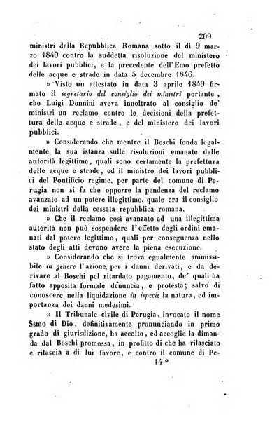 Giornale del Foro in cui si raccolgono le più importanti regiudicate dei supremi tribunali di Roma e dello Stato pontificio in materia civile