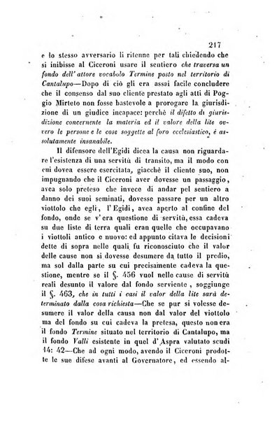 Giornale del Foro in cui si raccolgono le più importanti regiudicate dei supremi tribunali di Roma e dello Stato pontificio in materia civile