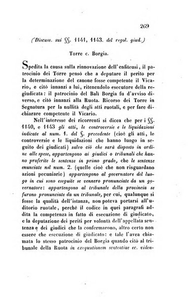 Giornale del Foro in cui si raccolgono le più importanti regiudicate dei supremi tribunali di Roma e dello Stato pontificio in materia civile