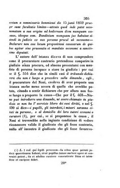 Giornale del Foro in cui si raccolgono le più importanti regiudicate dei supremi tribunali di Roma e dello Stato pontificio in materia civile