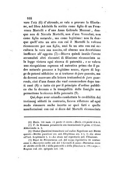 Giornale del Foro in cui si raccolgono le più importanti regiudicate dei supremi tribunali di Roma e dello Stato pontificio in materia civile