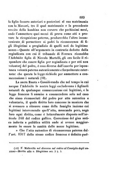 Giornale del Foro in cui si raccolgono le più importanti regiudicate dei supremi tribunali di Roma e dello Stato pontificio in materia civile