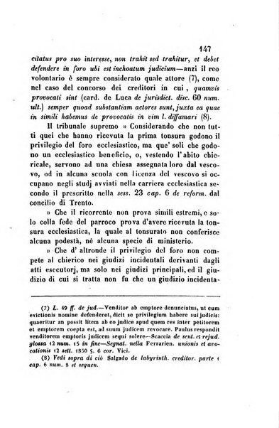 Giornale del Foro in cui si raccolgono le più importanti regiudicate dei supremi tribunali di Roma e dello Stato pontificio in materia civile