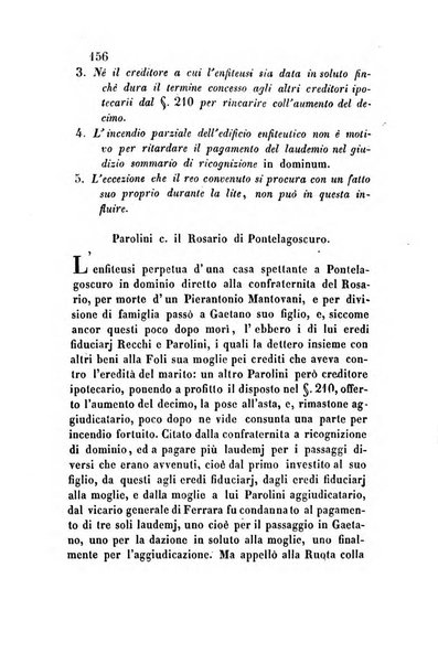 Giornale del Foro in cui si raccolgono le più importanti regiudicate dei supremi tribunali di Roma e dello Stato pontificio in materia civile