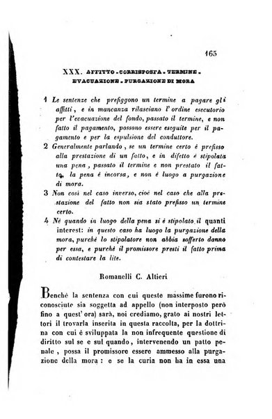 Giornale del Foro in cui si raccolgono le più importanti regiudicate dei supremi tribunali di Roma e dello Stato pontificio in materia civile