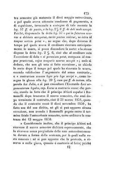 Giornale del Foro in cui si raccolgono le più importanti regiudicate dei supremi tribunali di Roma e dello Stato pontificio in materia civile