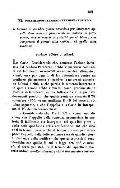 Giornale del Foro in cui si raccolgono le più importanti regiudicate dei supremi tribunali di Roma e dello Stato pontificio in materia civile