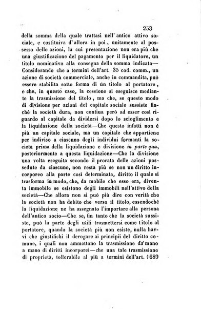 Giornale del Foro in cui si raccolgono le più importanti regiudicate dei supremi tribunali di Roma e dello Stato pontificio in materia civile