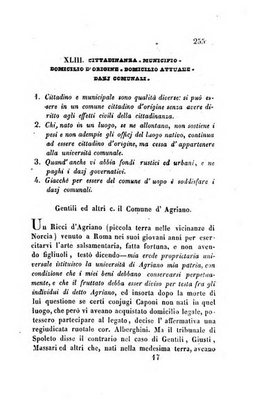 Giornale del Foro in cui si raccolgono le più importanti regiudicate dei supremi tribunali di Roma e dello Stato pontificio in materia civile