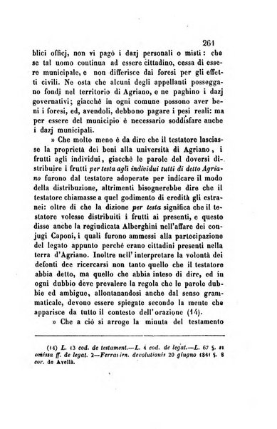 Giornale del Foro in cui si raccolgono le più importanti regiudicate dei supremi tribunali di Roma e dello Stato pontificio in materia civile