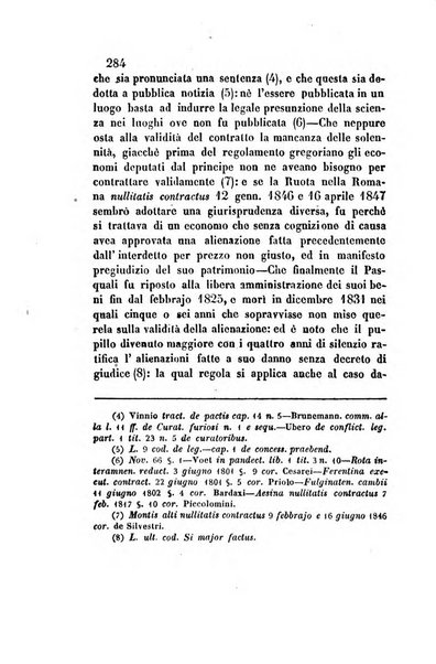 Giornale del Foro in cui si raccolgono le più importanti regiudicate dei supremi tribunali di Roma e dello Stato pontificio in materia civile