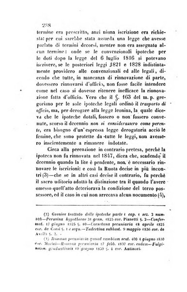 Giornale del Foro in cui si raccolgono le più importanti regiudicate dei supremi tribunali di Roma e dello Stato pontificio in materia civile