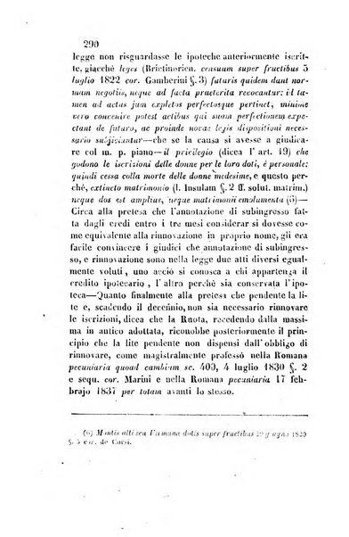 Giornale del Foro in cui si raccolgono le più importanti regiudicate dei supremi tribunali di Roma e dello Stato pontificio in materia civile