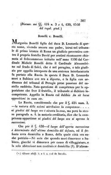 Giornale del Foro in cui si raccolgono le più importanti regiudicate dei supremi tribunali di Roma e dello Stato pontificio in materia civile