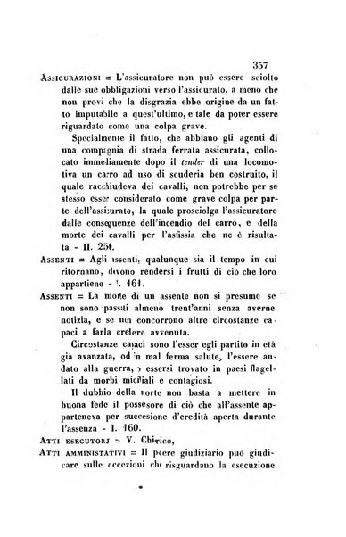 Giornale del Foro in cui si raccolgono le più importanti regiudicate dei supremi tribunali di Roma e dello Stato pontificio in materia civile